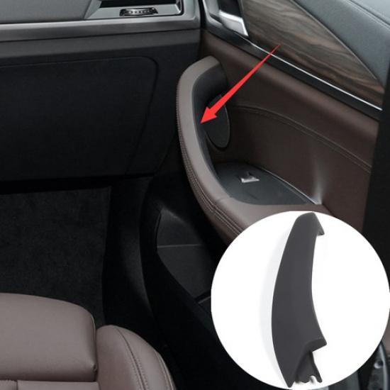 Black Right Car Inner Door Handle Pull Covers Trim For BMW X3 X4 G01 G02 2018-21