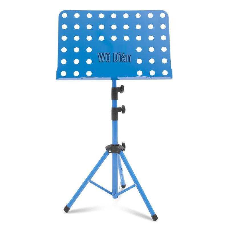 Colorful Folding Height-Adjustable Music Stand, Compact Individual Pack, Musical Instrument Stand