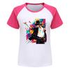 5712 Mehrfarbig Kinder Jungen Mädchen Jackson Raglanärmel T-Shirt Oberteil