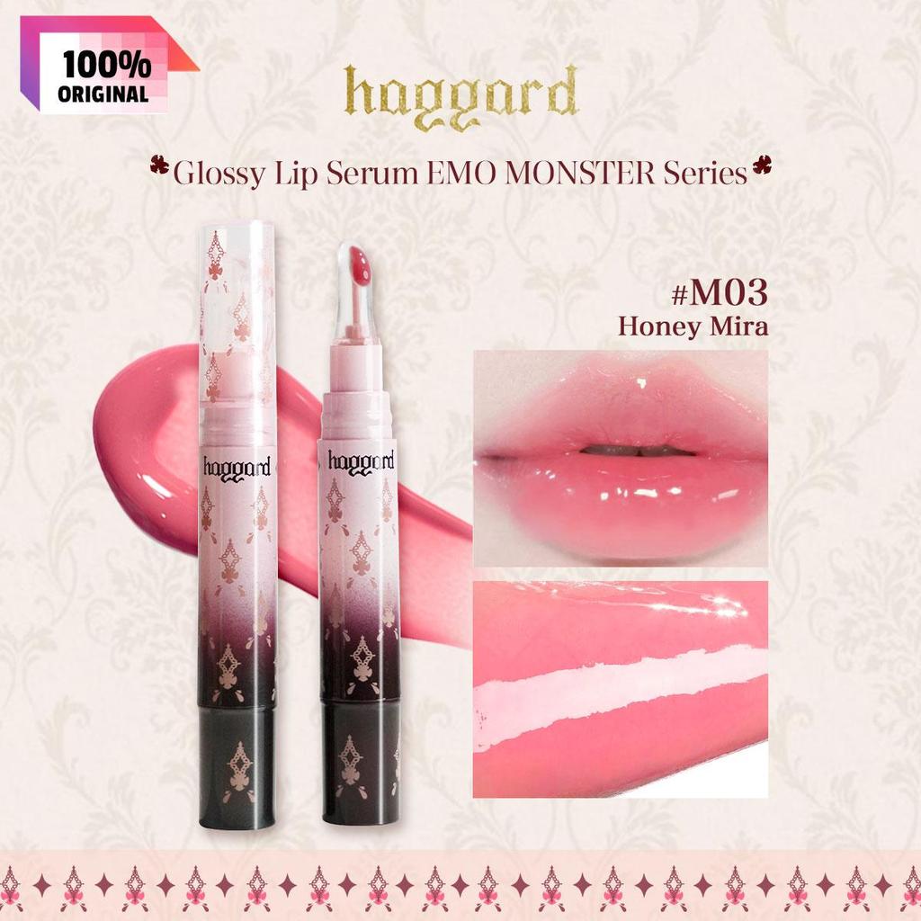 Haggard Glossy Lip Serum EMO MONSTER Series 3.5g/0.12oz (7 Color Options)