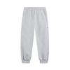 Li Ning Sports Lifestyle Series Solid Color Mid Waist Tapered Knit Joggers Men Joggers Light-Gray AKLT903-2