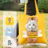 1Pcs Cute Canvas Cat Sling Bag with Head Hole Portable Pet Carrier for Small Medium Dogs Cat Supplies