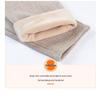 Women's Wool Warm Straight-Leg Pants: Stylish Elastic Waist, Loose Fit for Middle-Aged & Elderly, Autumn/Winter 2025