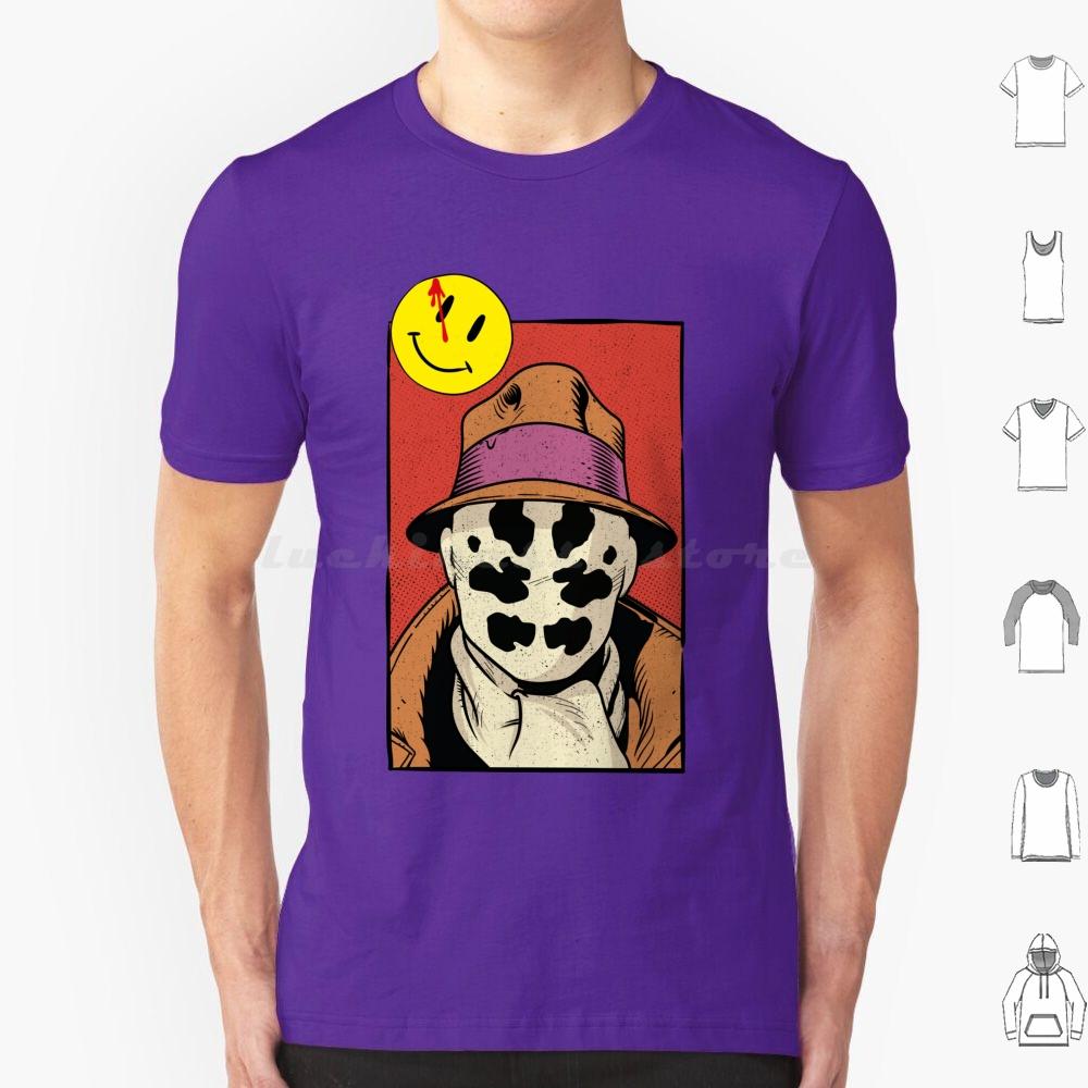 WatchmenRorschach T Shirt 6xl Cotton Cool Tee Rorschach Watchmen Comics Vintage Classic Retro Textured Comic Walter Joseph