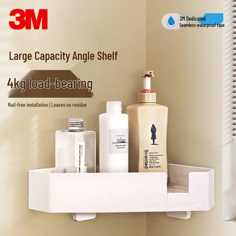 3M Drill-Free Bathroom & Kitchen Storage Shelf