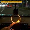 Car Retro Light Bulb Atmosphere Ambient Light Interior Rearview Mirror Pendant Decor Flat Acrylic Decoration Car Styling