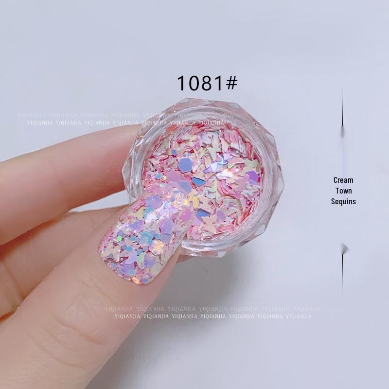 

2024 Trendy Nail Art Sequins: Laser Star Moon Glitter Crushed Ice Series