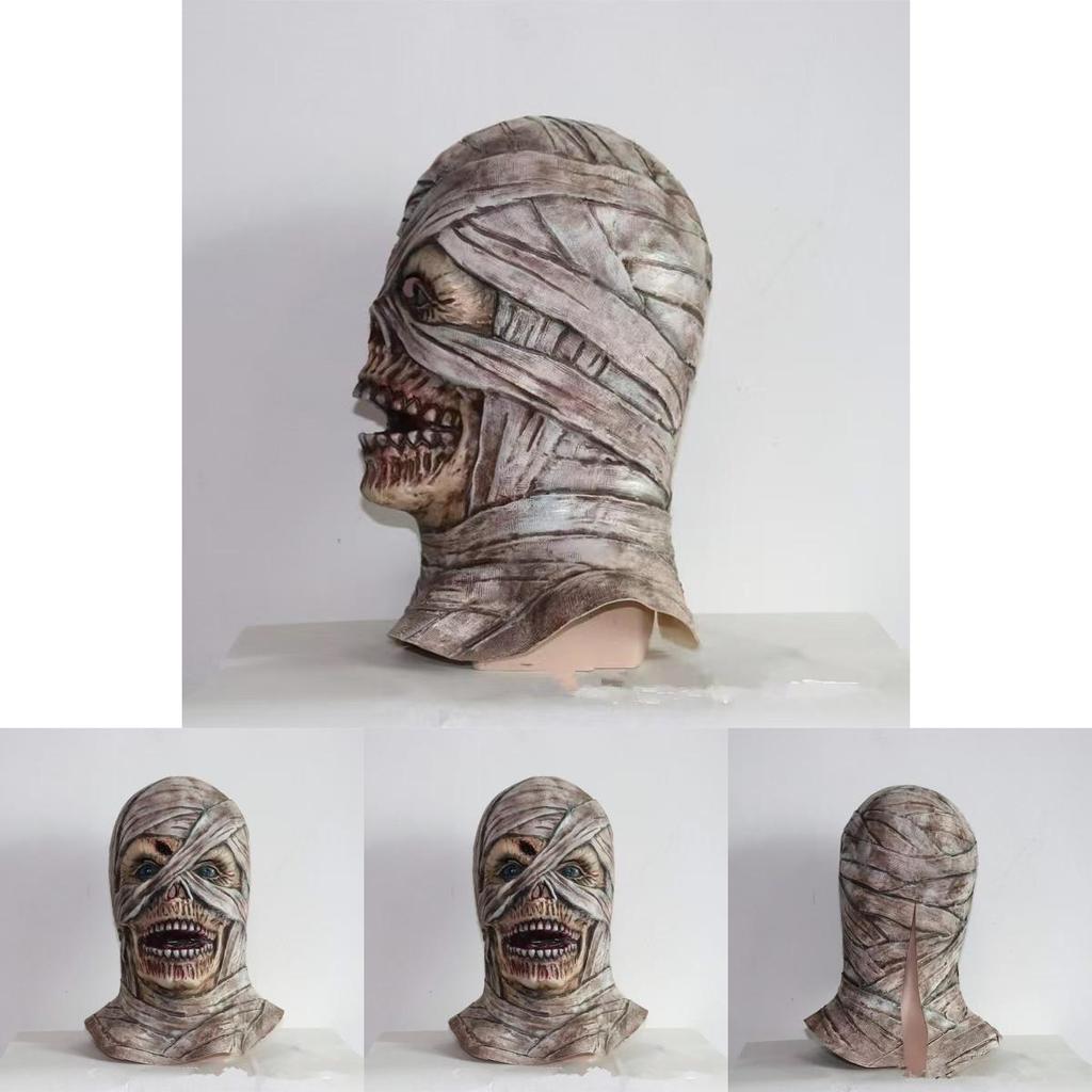 Mummy Latex Halloween Mask With Diy Terror Design For Costumes And Holiday Parties