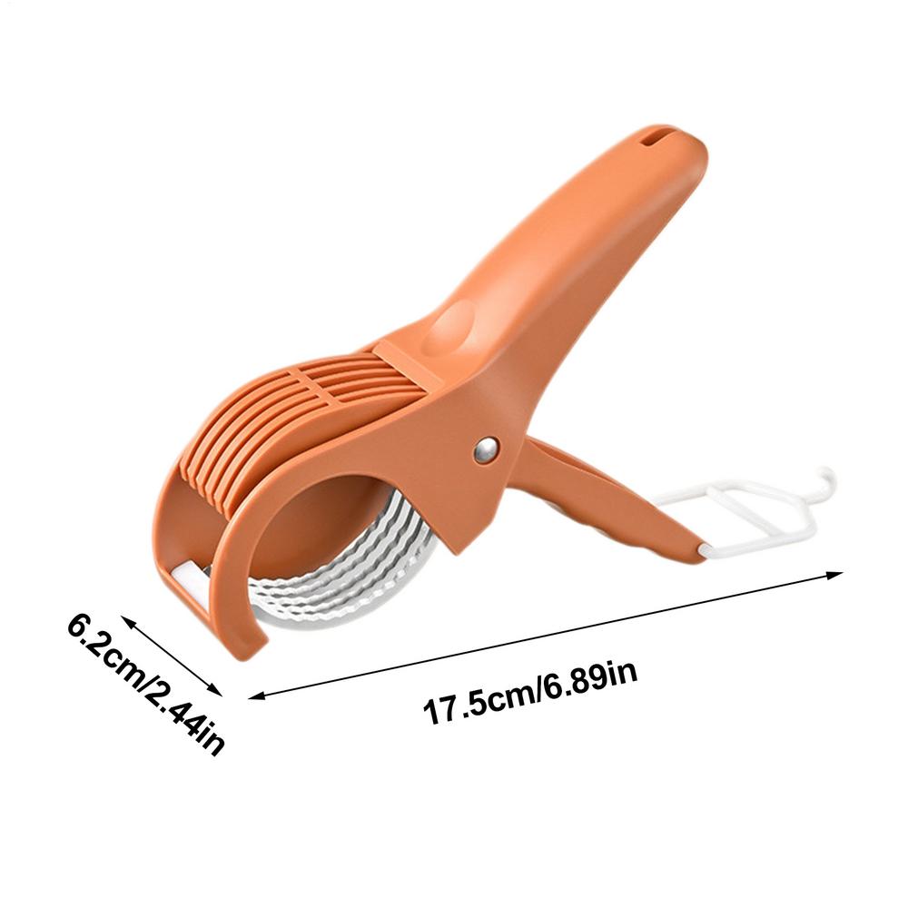 Banana Cutter Slicer Portable Manual Fruit Slicer Creative Vegetable Slicer Kitchen Gadgets Chopping Tool Press Slicer