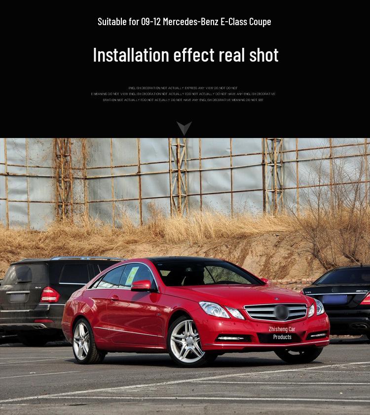 Passend für 09-12 Mercedes-Benz E-Klasse Coupé W207 Scheinwerferlinse & Abdeckung Lampengehäuse