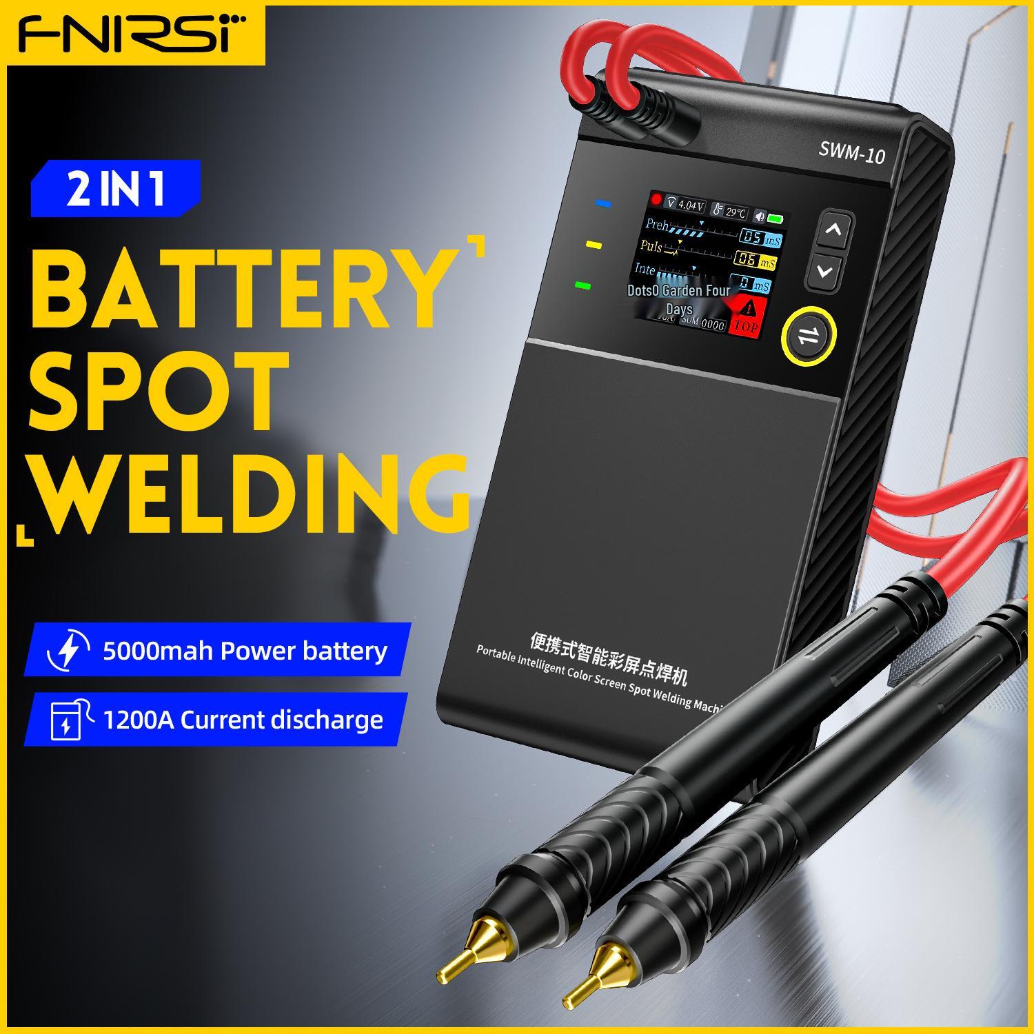 FNIRSI Handheld Spot Welder for 18650 Lithium Battery Nickel Sheets