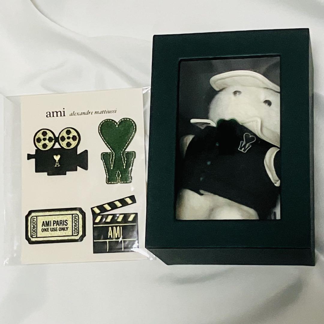 

[Б/У] Чхве У-щик Плюшевый мишка AMI с нашивкой, Корея, Чхве У-щик AMI