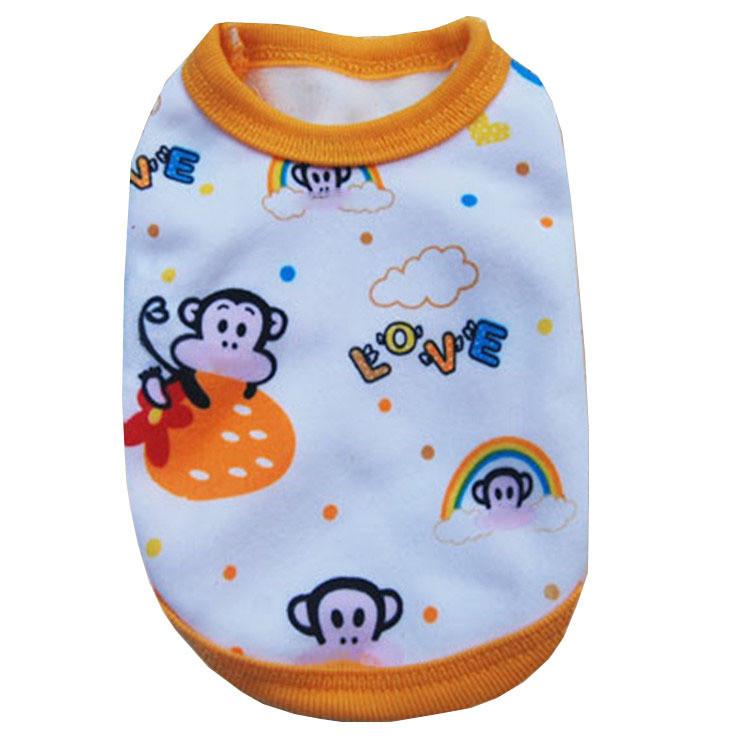 

Macaron Crossbody Vest For Small Dogs Cute Spring Summer Pet Clothes** Monkey,XS