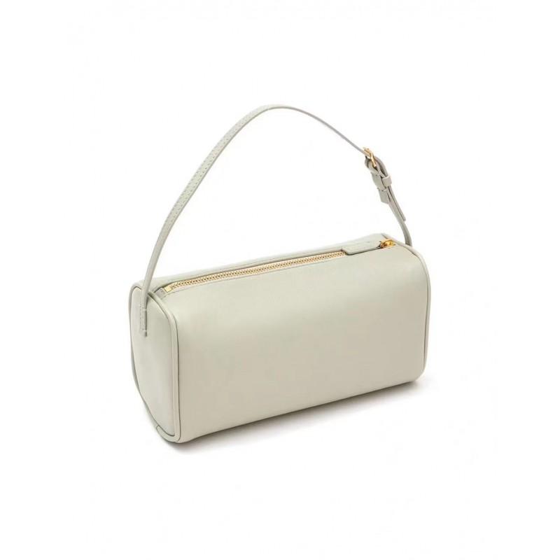 High-Quality Leather Cylinder Crossbody Bag 2026 Fall Small Shoulder Women