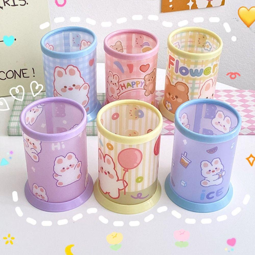 

Держатель для кистей Настольный ящик для хранения Настольный органайзер Ведро для хранения карандашей Настольный держатель для ручек