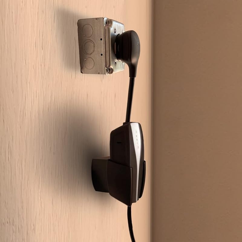 Tesla Mobile Charger Wall Mount Cable Organizer Bracket With UMC Holder Fit Tesla Gen 2 Mobile Connector Charging Cable Cord Model 3 Y X S