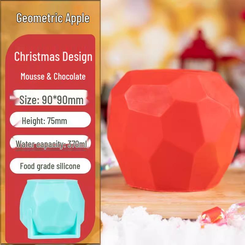 Silicone Christmas Sleigh Mold: Food-Grade Chocolate Shells for Fun Festive Cake and Mousse Decorations