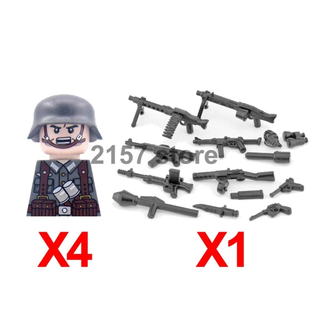 Military Soldier Figure Building Block Weapons Ranger Camouflage Vietnam War US Special Forces KSK Medical Bandit Thief Toy Gift