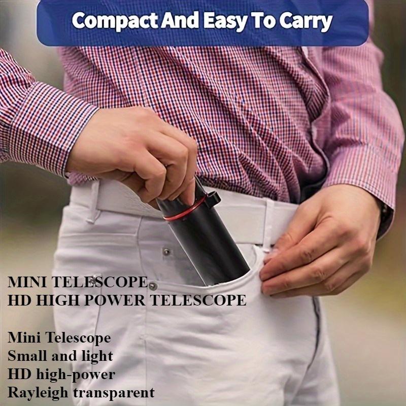 New 10x25 HD Monocular Telescope Mini Portable Mobile Phone Telescope With Holder For Outdoor Camping And Hunting Birdwatching