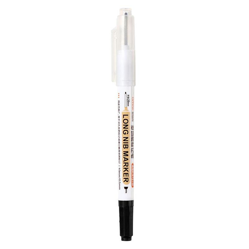 Long Needle 20mm Marker Pen for Deep Hole Marking Screw On Metal Bathroom Woodworking Tile Construction Projects