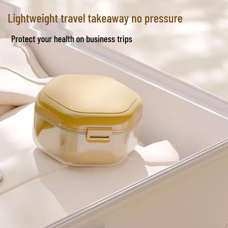 Portable Orthodontic Retainer and Denture Case