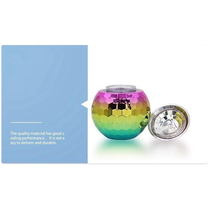 ABYN-4PCS Rainbow Disco Ball Cup With Lid And Straw - Bachelorette Party Decorations Party Favors