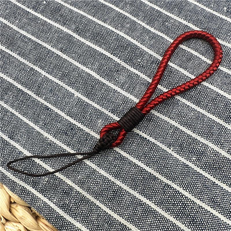 Handmade Tibetan Braid Phone Lanyard Simple Short Strap For iphone huawei xiaomi Samsung Camera GoPro Lightweight String Holders