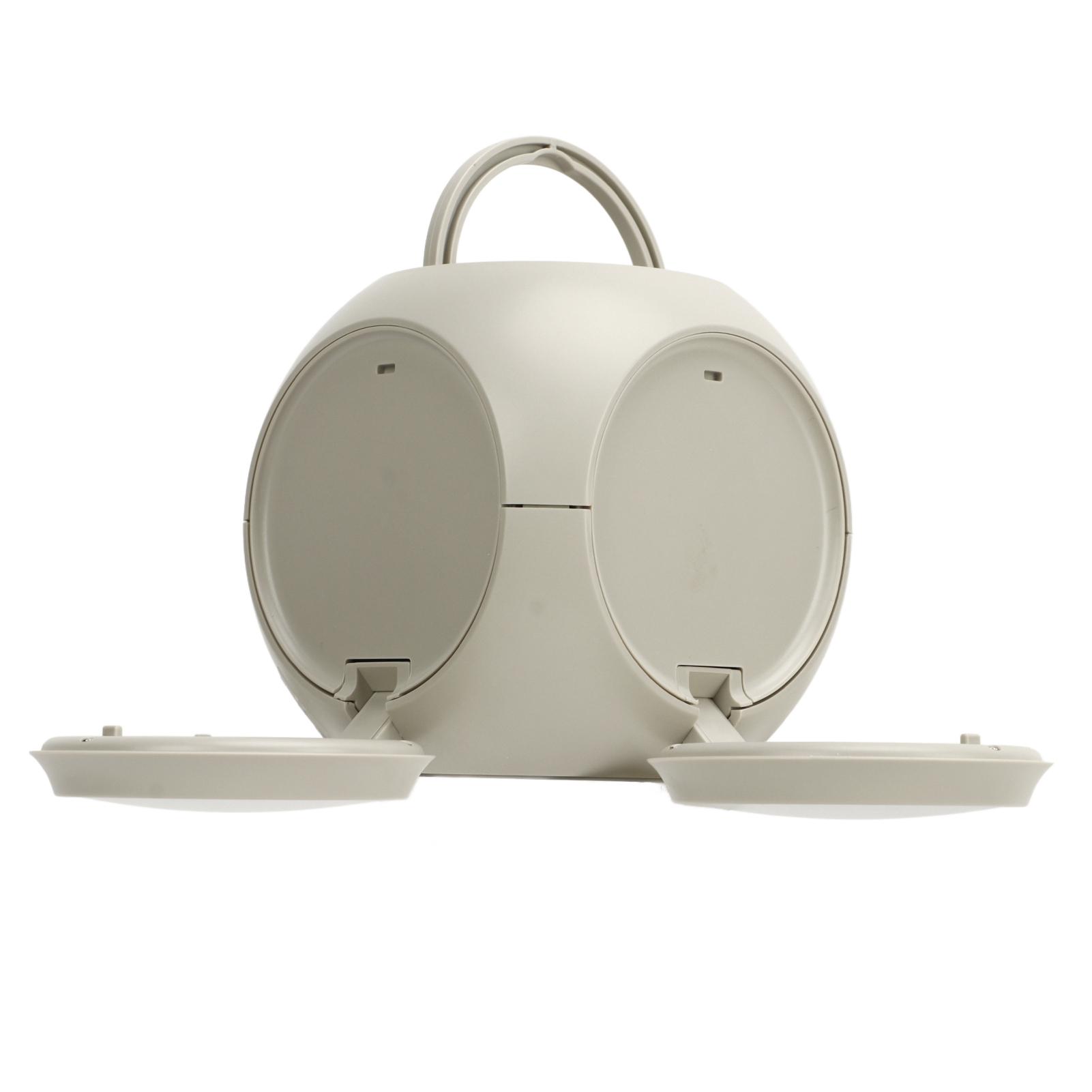 

Camping Lantern Camp Lamp 360 Degrees 3 Color Temperature Type C Rechargeable Handle Wear Resistant LED Lantern with сірий