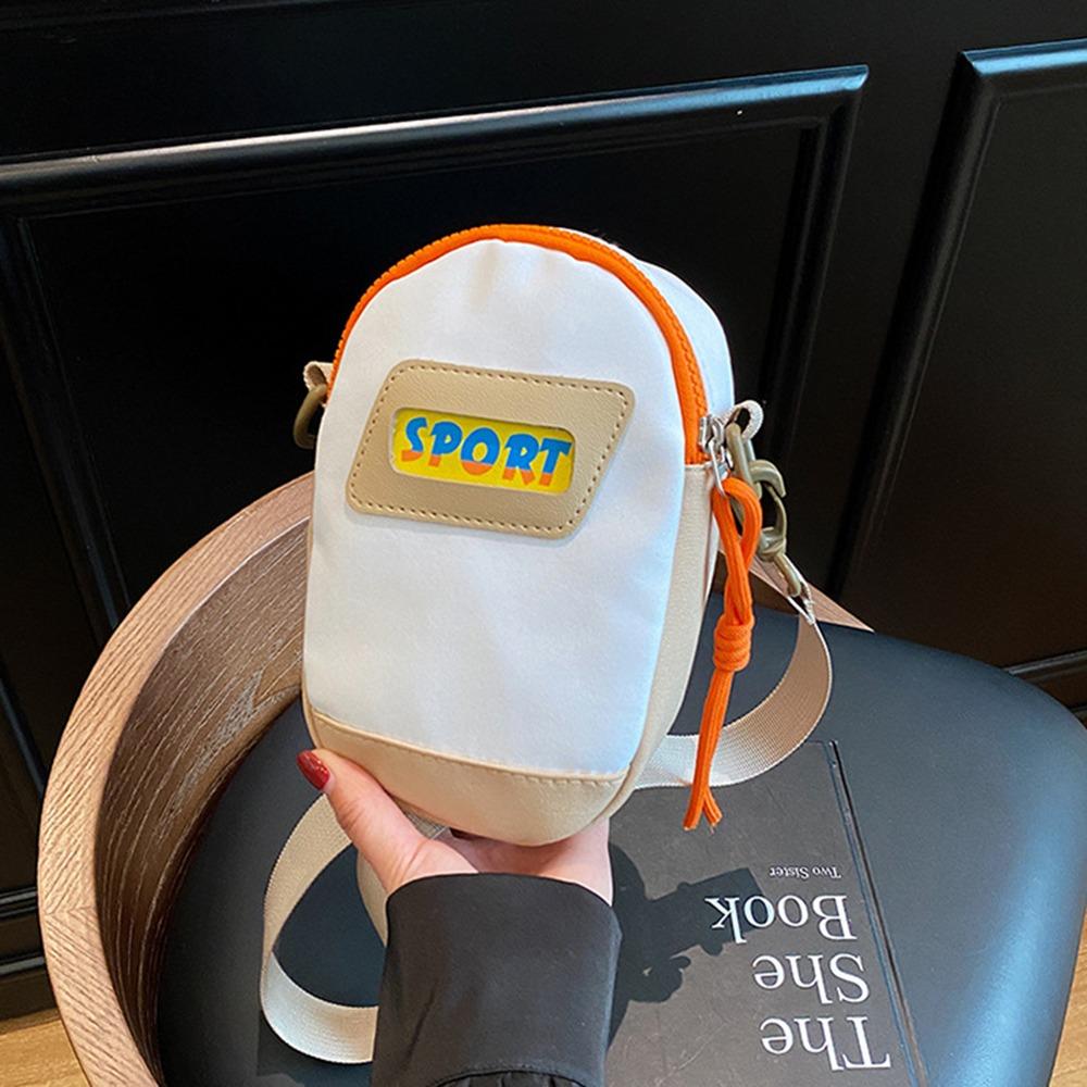 Casual Small Square Bag Large Capacity Mobile Phone Pouch Canvas Crossbody Bag  Travel