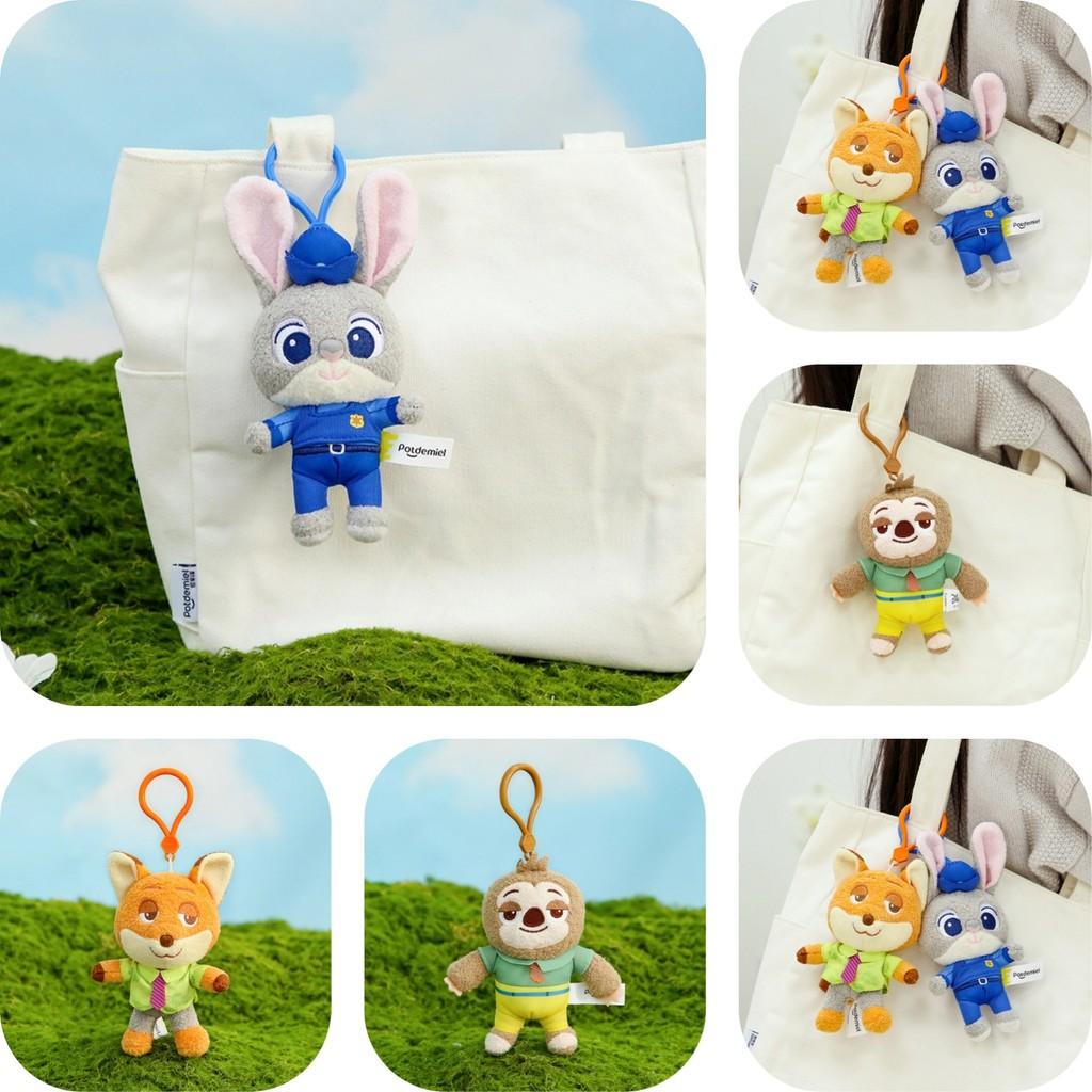 Zootopia Judy Plush Toy Cartoon Animal Gift Backpack Keychain Pendant