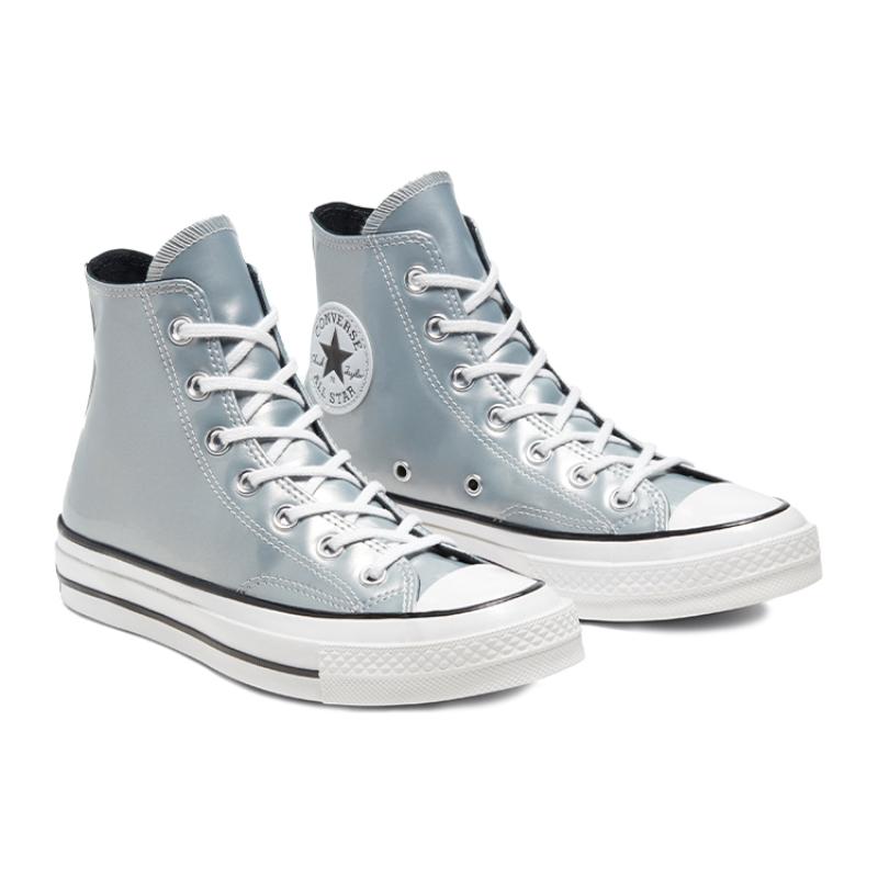 Converse Chuck Taylor 1970er Vintage High Top Canvas Damen Silber