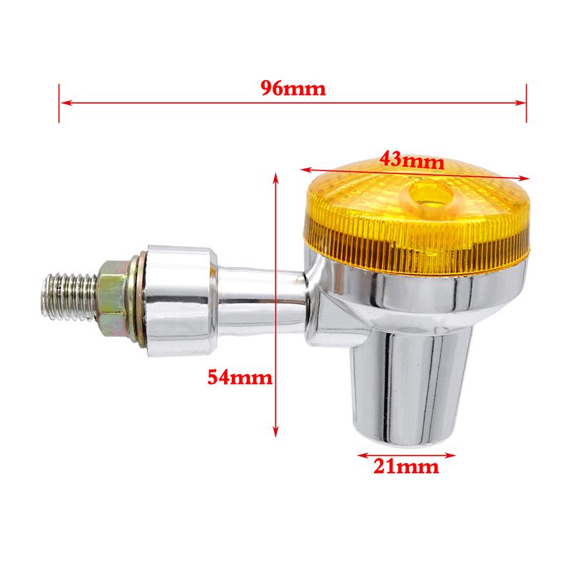 2 ks Univerzální Světelná Směrovka Motocyklu Pro GN125 Cafe Racer Pro Lampa Harley Super Bright