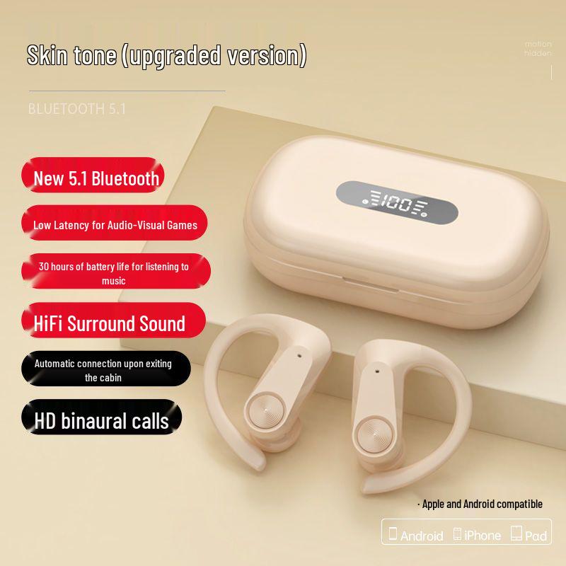 

Наушники Bluetooth «Все в одном» с MP3-плеером и слотом для карты, накладные, для спорта и бега, унисекс, совместимы с Apple и Android.