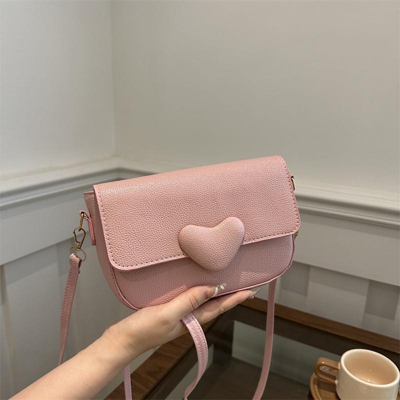 Chic Pu Leather Small Crossbody Bag For Women In Trendy Summer Colors Elegant Design