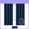 Nordics Full Blackout Solid Color Curtain With Polyester Fabric For Living Room And Bedroom Windows
