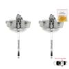 BDP938-1 2 Pieces Rear Left AND Right Door Catch Hinge Brake Stop Check Strap Limiter for Peugeot 106 I II 1991-2004 Citroen Saxo 1996-2004 9181H4