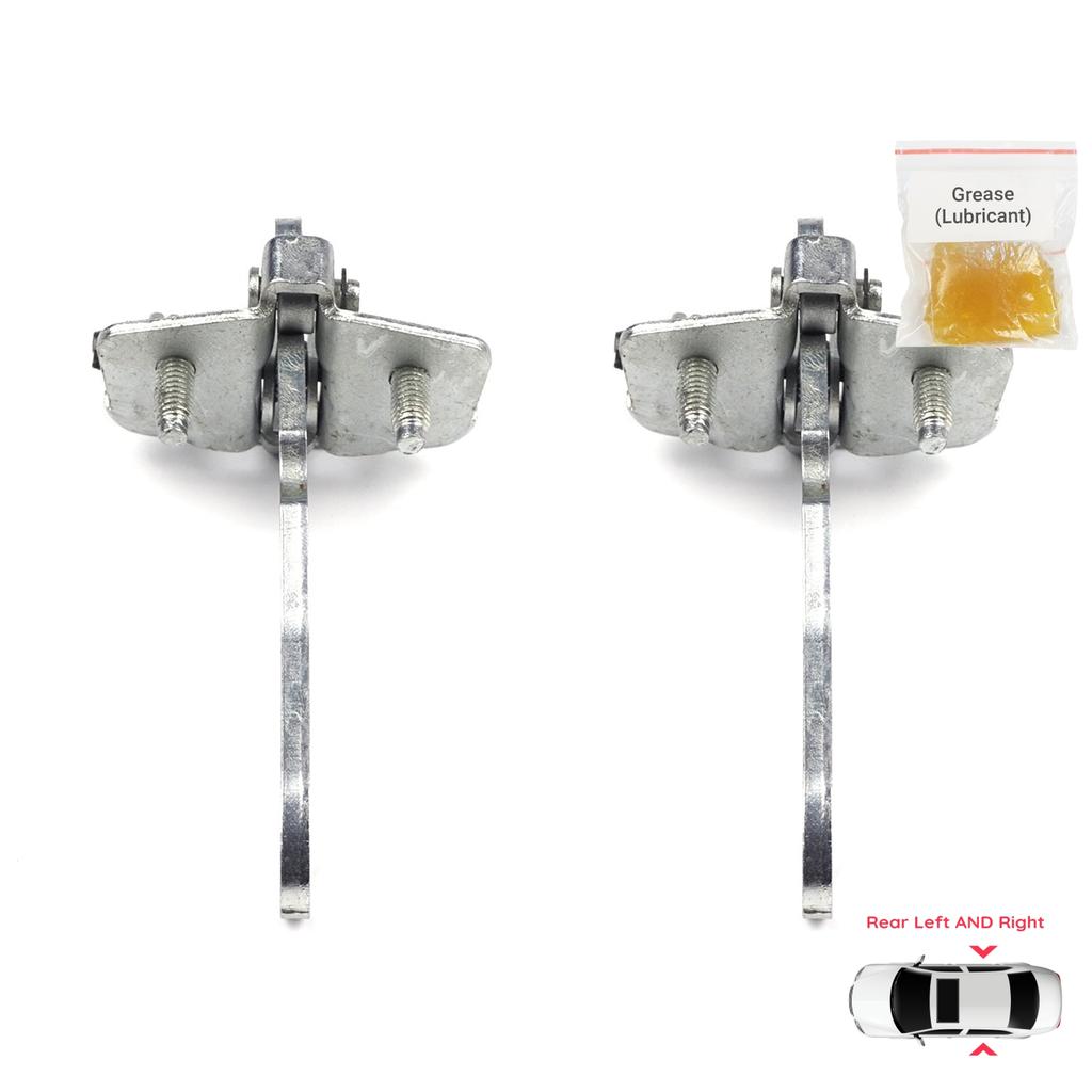 BDP938-1 2 Pieces Rear Left AND Right Door Catch Hinge Brake Stop Check Strap Limiter for Peugeot 106 I II 1991-2004 Citroen Saxo 1996-2004 9181H4