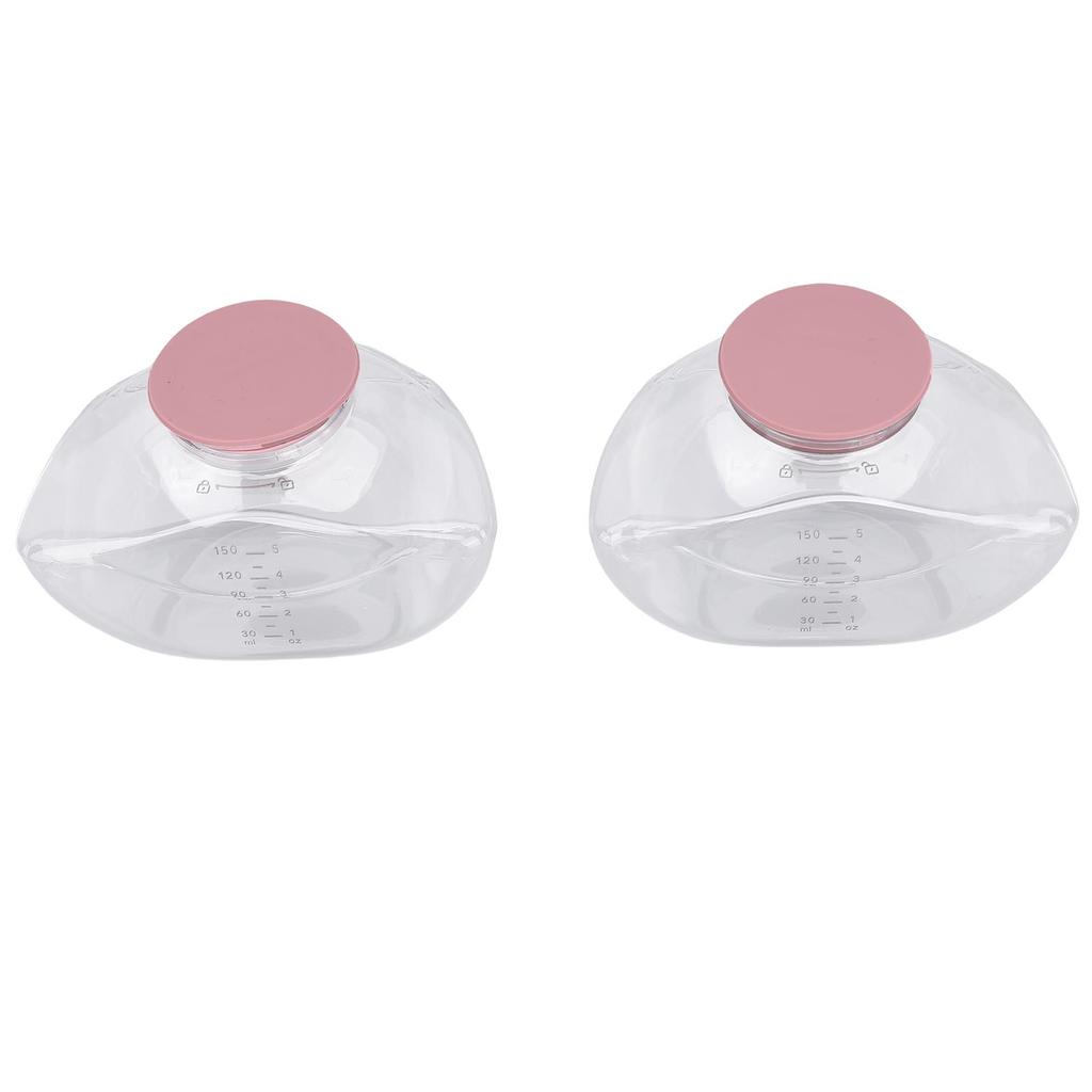 2 PCS 150ml Milk Collection Cup Replacement for Momcozy M9 Wearable Breastpump Milk Collector Cup Leak Proof PP Silicone