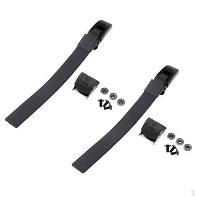 2 Pack Replacement Inline Skate Buckle Strap W/Mounting Screw&Nut 8.7" X 0.8"