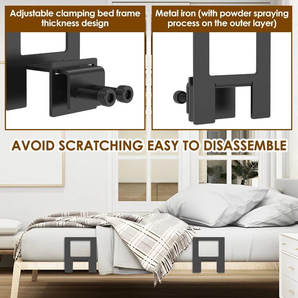 Easy Installation Mattress Baffle Adjustable Bed Slide Stopper Stable Mattress Gripper  Bed Frame