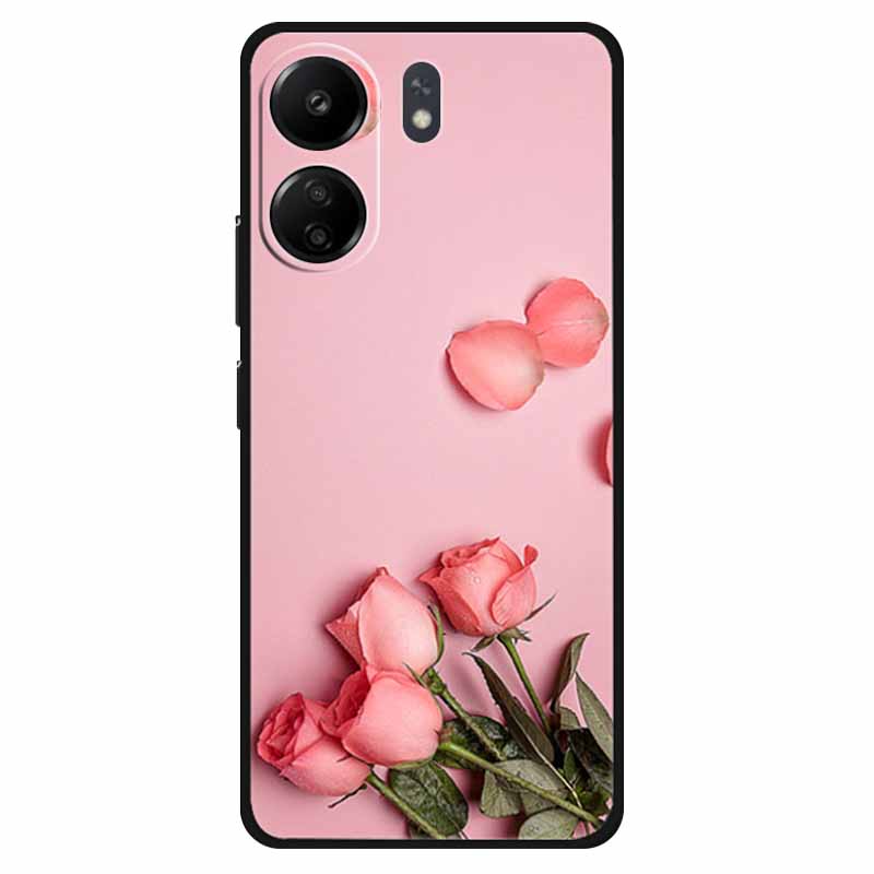 

Funda For Xiaomi Poco C65 Case Soft Lion Wolf Black Shockproof Back Cover for Poco C65 C 65 Soft Case Poco C65 Cool Soft Bumper Poco C65