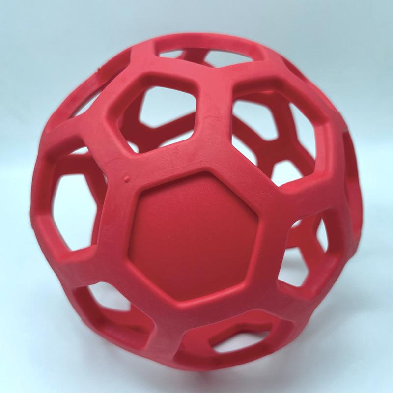 Interaktivní dutý míček z TPR gumy pro psy - Odolný proti skusu a šetrný k prořezávání zubů