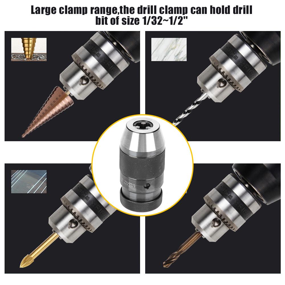 Uhlíková ocel 1 32 1 2   CNC soustruh Samoutahovací vrtací sklíčidlo Vrták Adaptér vrtáku Upínání JT33