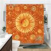 Vibrant Art Pattern Polyester Shower Curtain - Stylish Bathroom Decor, Unique Printed Bath Curtain For Home Bathroom