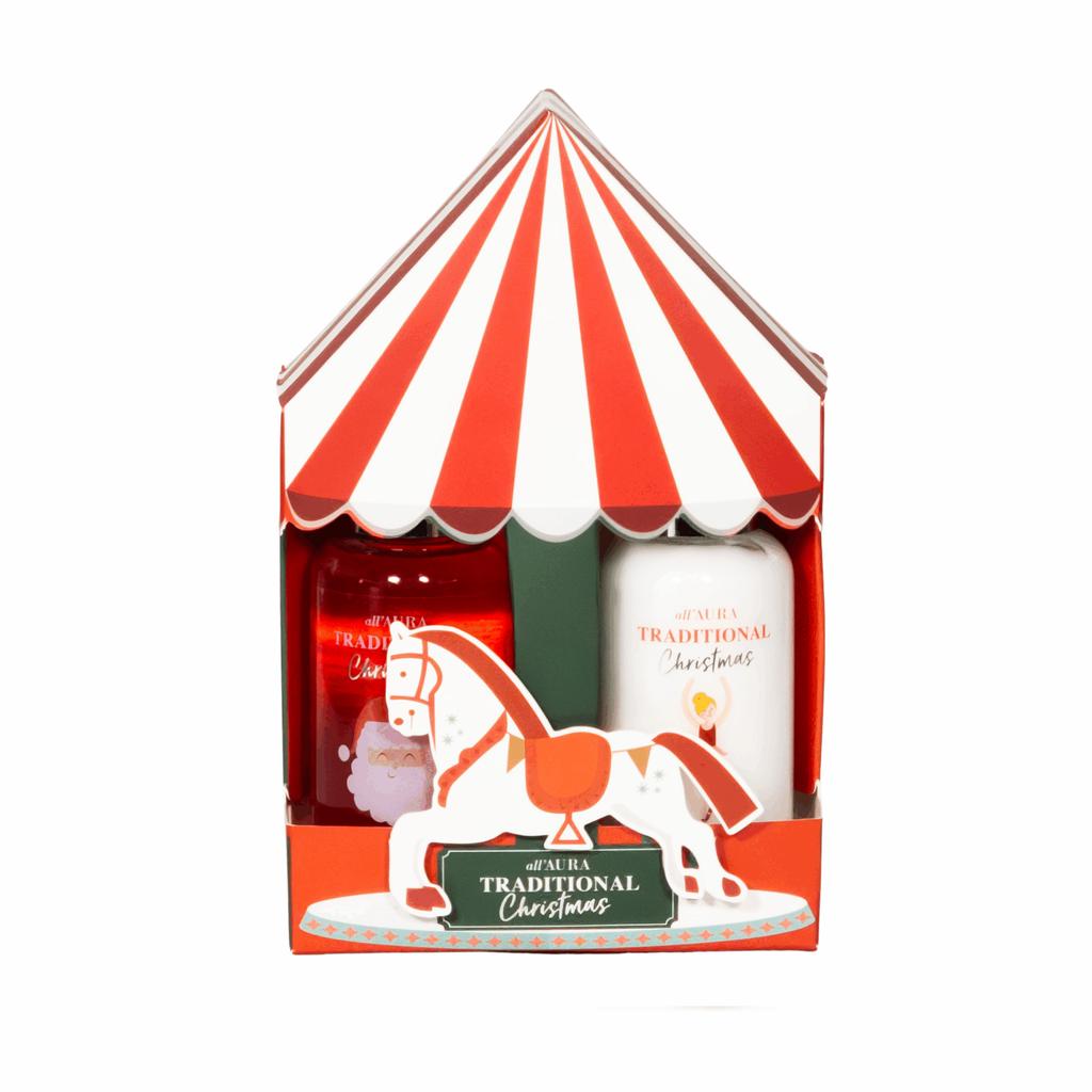All'Aura X-Mass Body Care Set Shower Gel 100ml, Body Balm 100ml