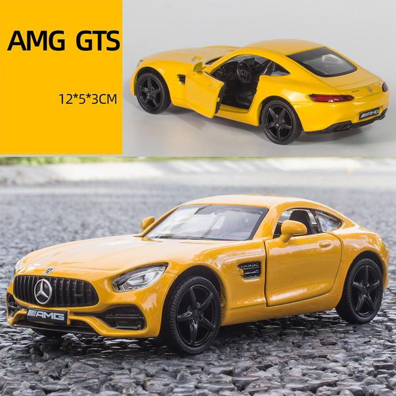 Mercedes 136 New Metal Toy Children Can Open The Door Pullback Car Model