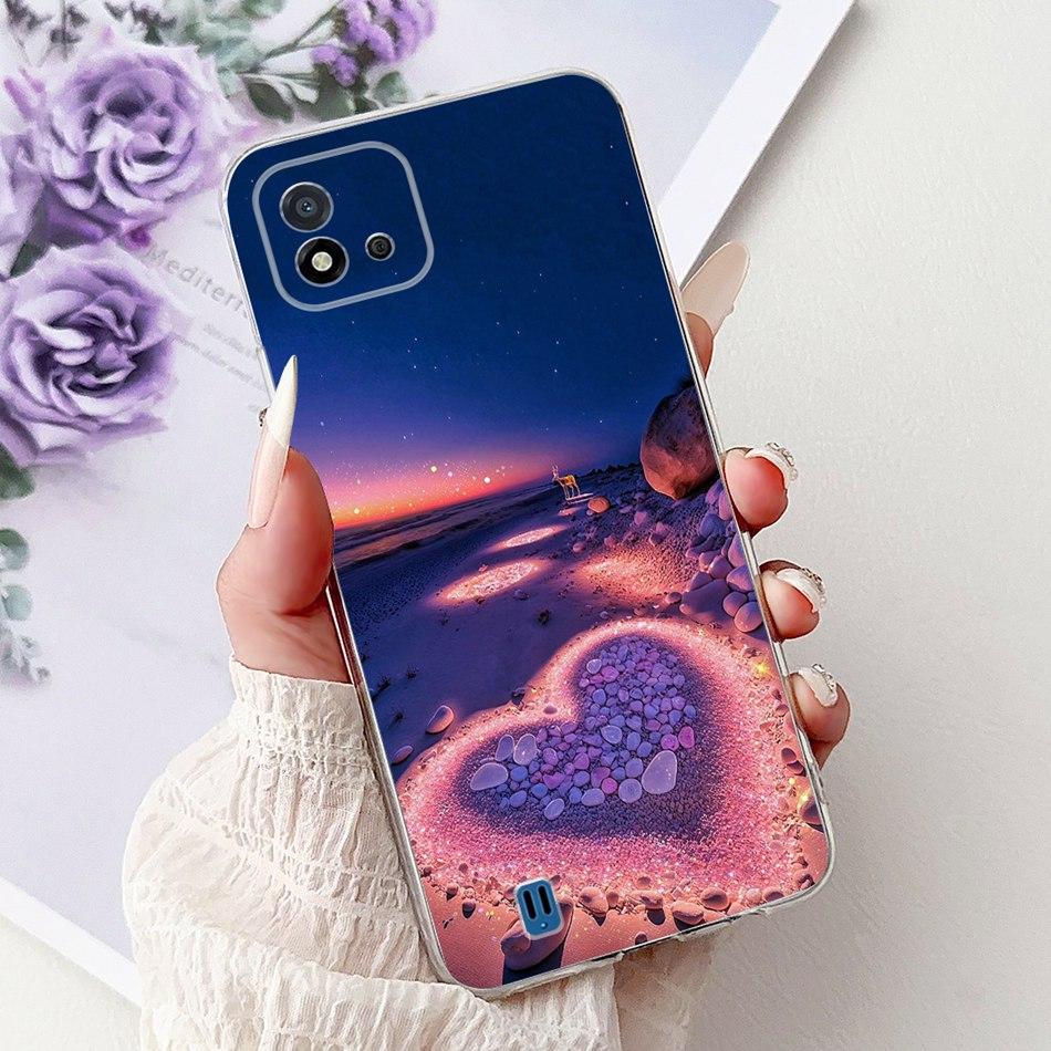 For Realme C11 (2021) RMX3231 Fashion Cool Pattern Phone Case For Realme C11 2021 Soft Silicone TPU Cases