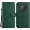 HT06 For Honor X9b 5G/Magic6 Lite 5G Case Litchi Texture Scratch-resistant PU Leather Stand Phone Cover