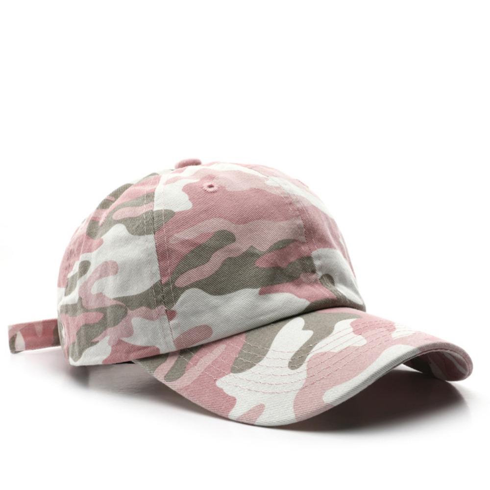 Camouflage Dad Hat Washed Cotton Sun Hat Vintage UV Protection Hat  For Men Women