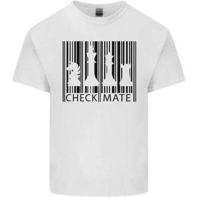 Schaak Barcode Speler Kinder T-shirt Kinder